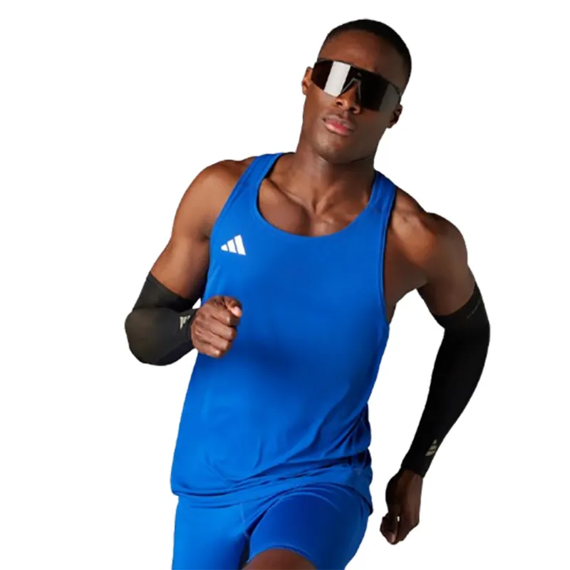 Adidas Men's Adizero Essentials Singlet Royal-1