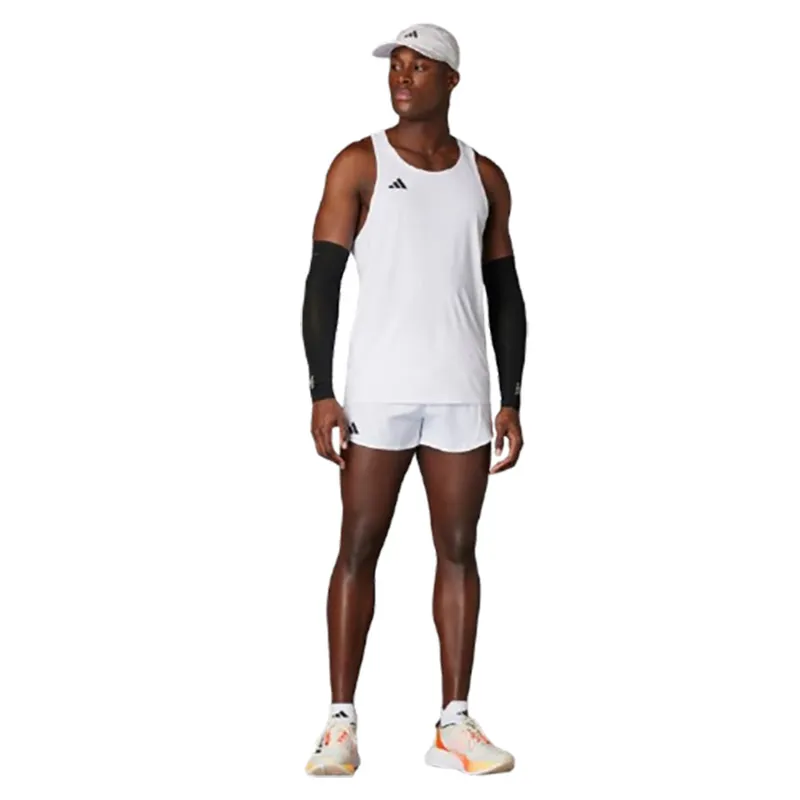 Adidas Men's Adizero Essentials Singlet White-9