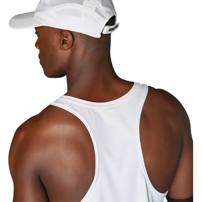 Adidas Men's Adizero Essentials Singlet White-8