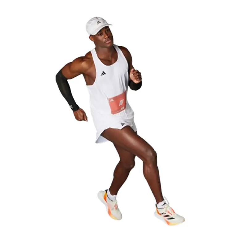 Adidas Men's Adizero Essentials Singlet White-3