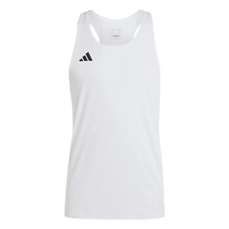 Adidas Men's Adizero Essentials Singlet White