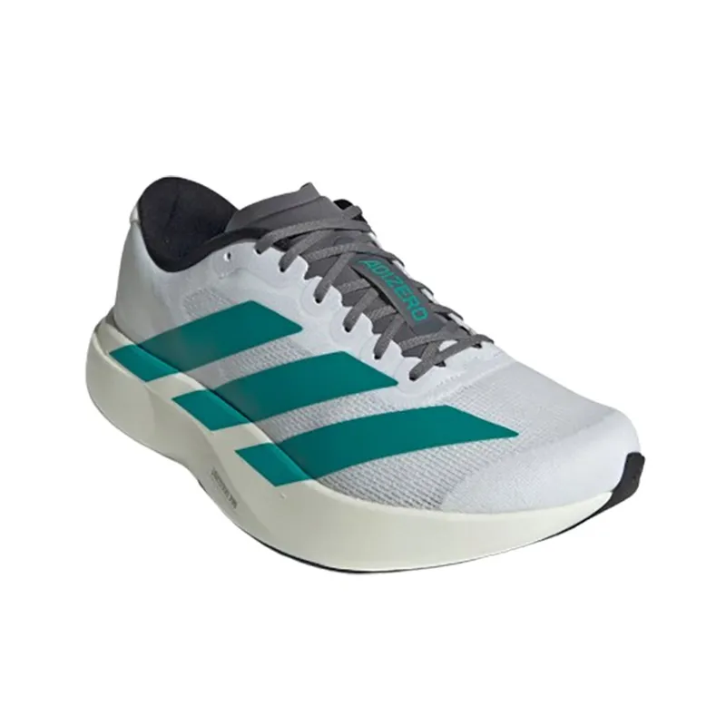 Adidas Men's Adizero Evo SL Cloud White/Pure Teal-2