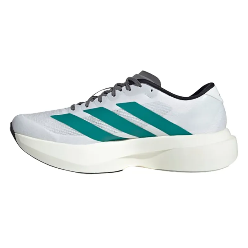 Adidas Men's Adizero Evo SL Cloud White/Pure Teal-1