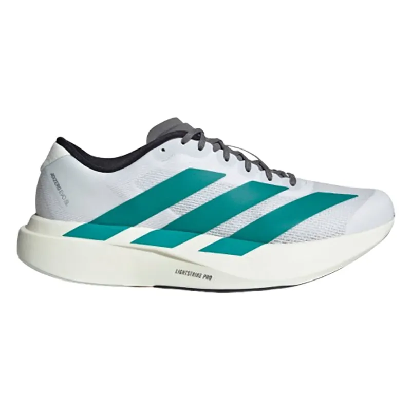 Adidas Men's Adizero Evo SL Cloud White/Pure Teal