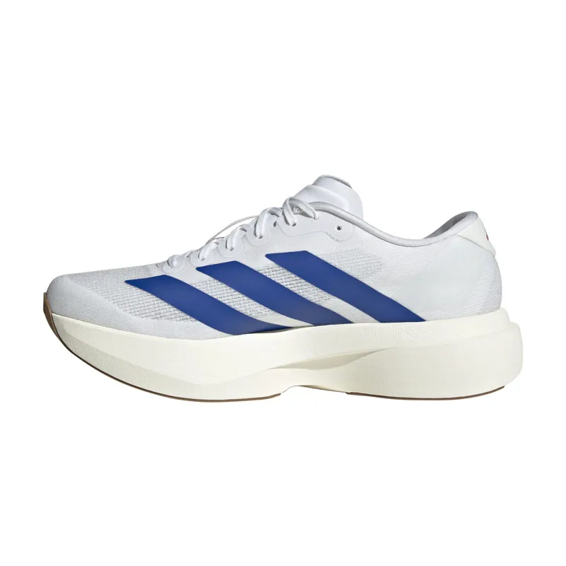 Adidas Men's Adizero Evo SL Cloud White/Royal Blue/Pure Ruby-1
