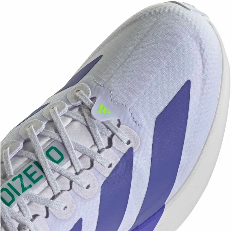 Adidas Men's Adizero Evo SL Frozen Purple/Solar Purple/Green-4