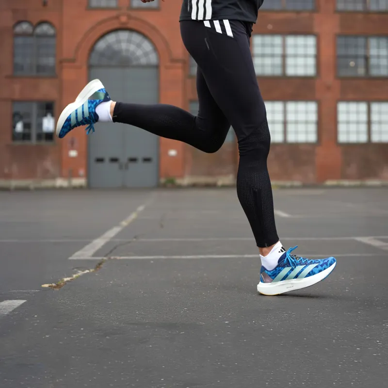 Adidas Men's Adizero Evo SL Woven Tech Indigo/Wonder Sage/Dusky Ink-10