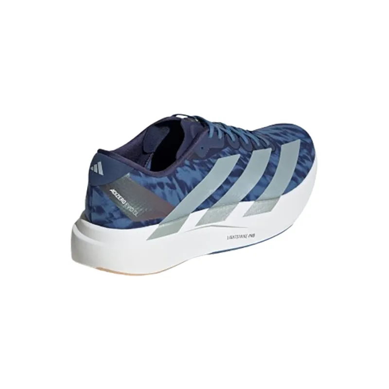 Adidas Men's Adizero Evo SL Woven Tech Indigo/Wonder Sage/Dusky Ink-4