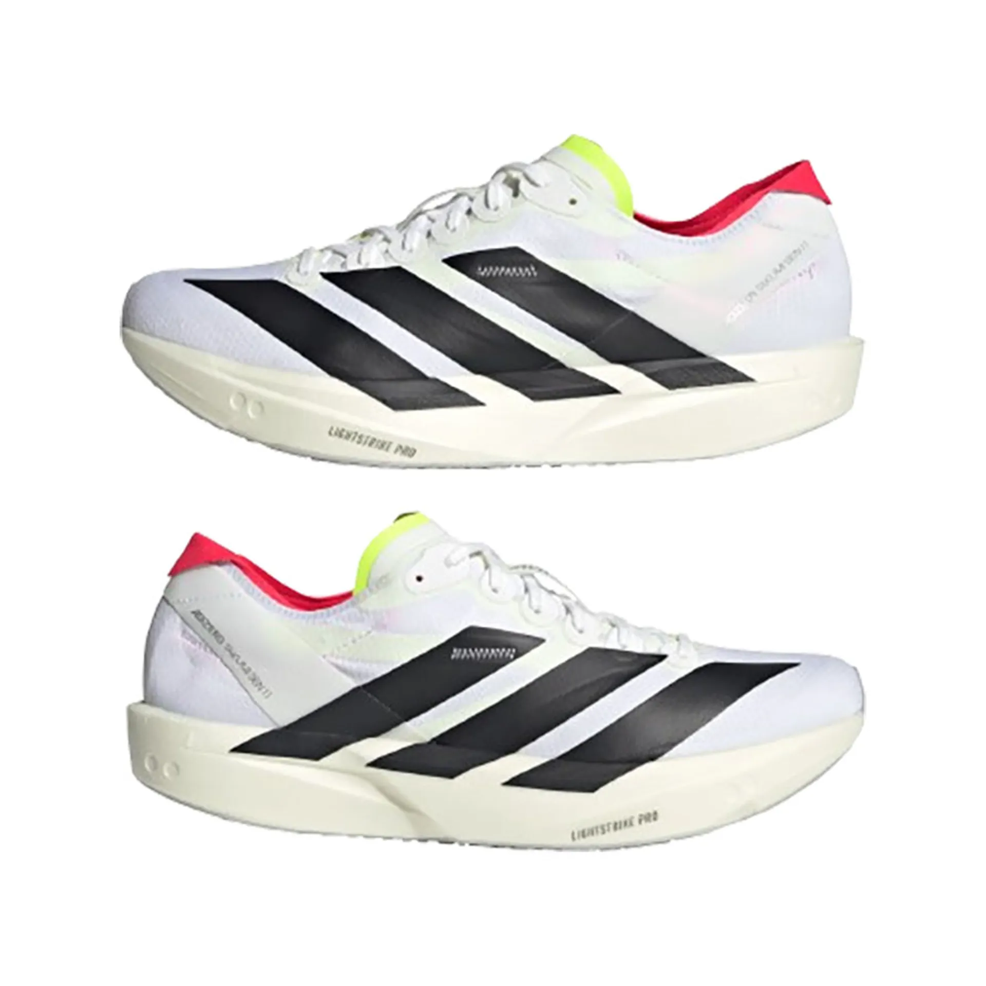 Adidas Men's Adizero Takumi Sen 11 Cloud White/Core Black/Lucid Red
