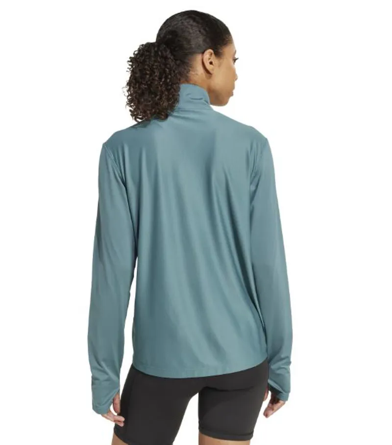 Adidas OTR Half-Zip Womens Sweatshirt in Pretea-3