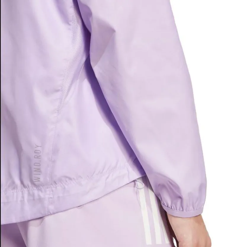 Adidas OTR Slim Fit Running Jacket in Powder Plum-4