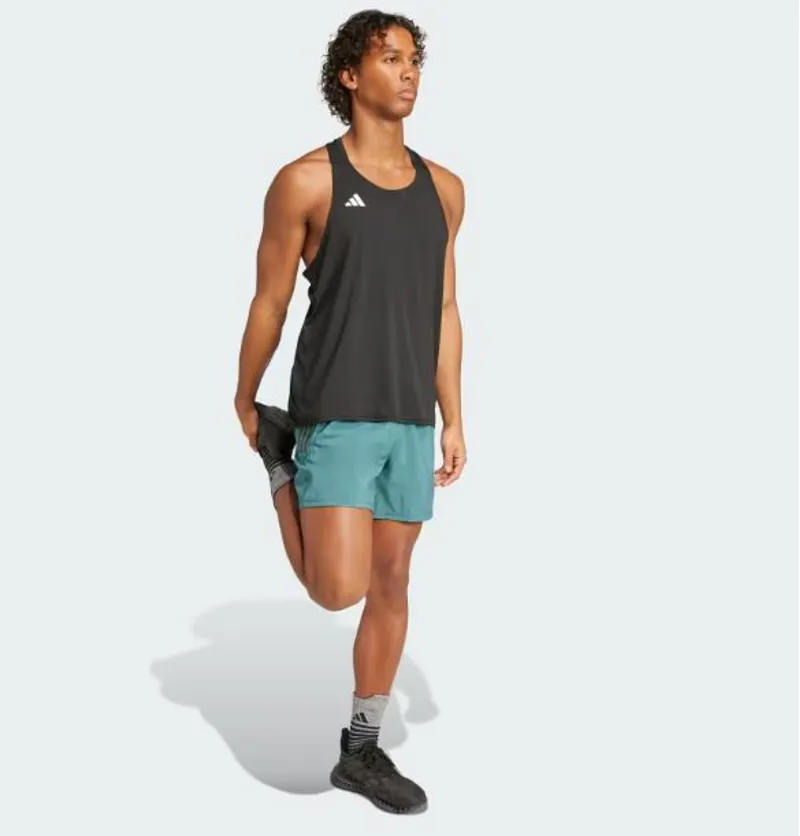 Adidas Own The Run Shorts in Preloved Teal-2