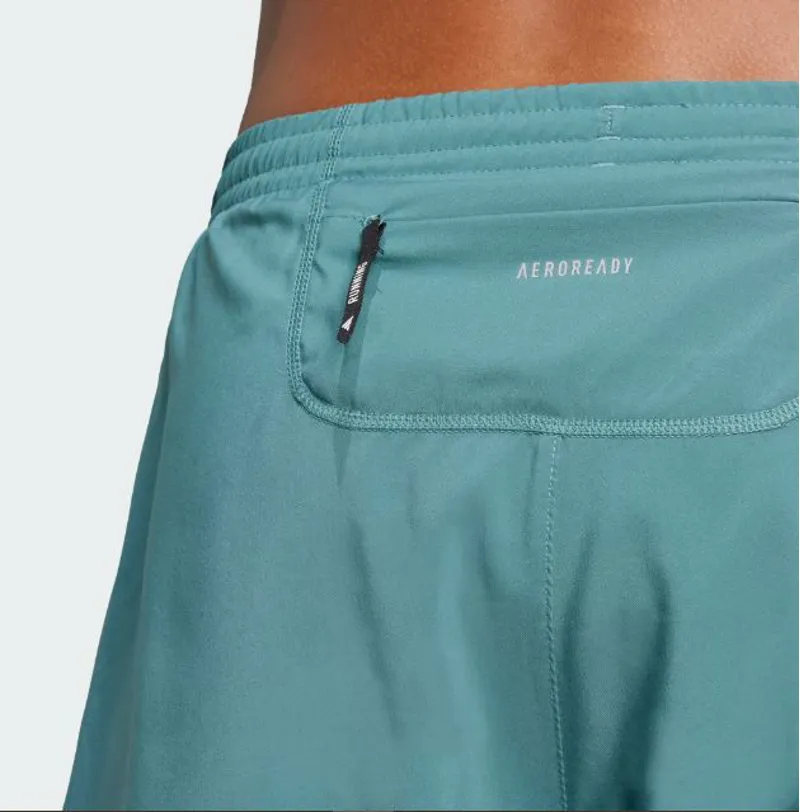 Adidas Own The Run Shorts in Preloved Teal-4