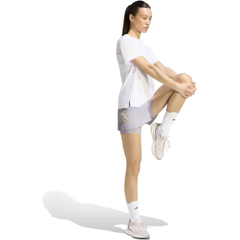 Adidas Women's adi365 Formotion 2in1 Shorts Frozen Purple/White-5