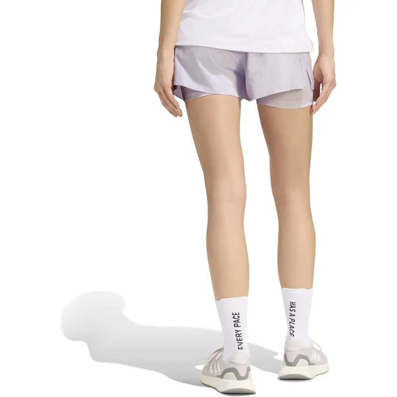 Adidas Women's adi365 Formotion 2in1 Shorts Frozen Purple/White-4
