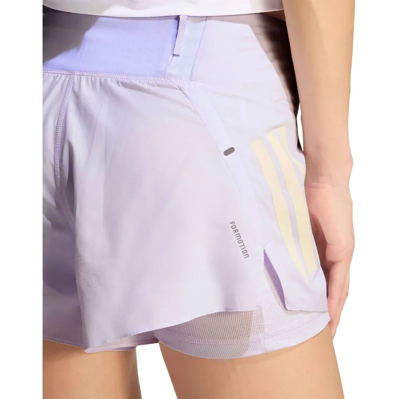 Adidas Women's adi365 Formotion 2in1 Shorts Frozen Purple/White-2