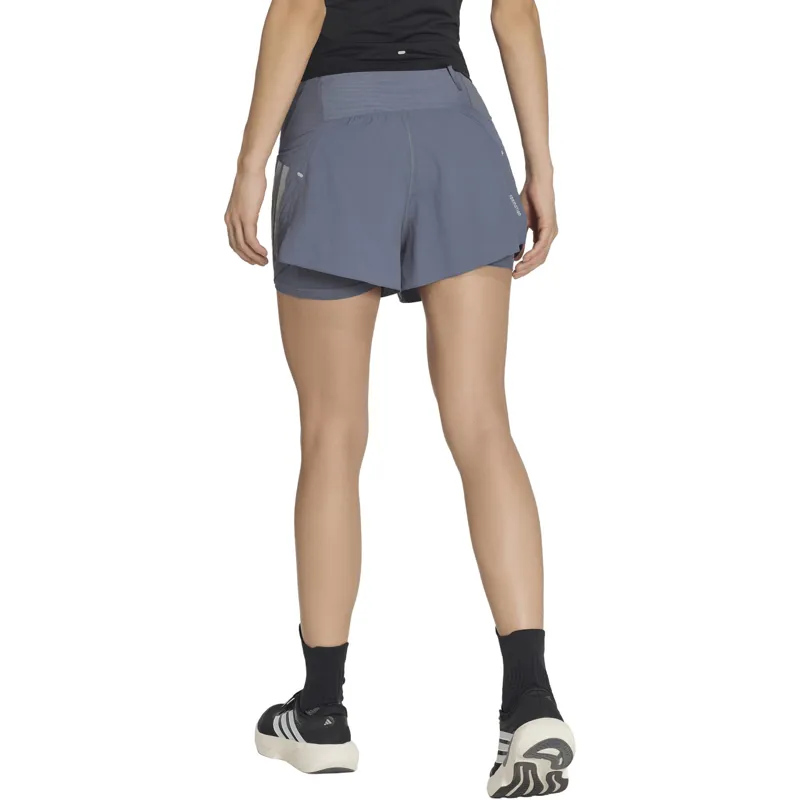 Adidas Women's adi365 Formotion 2in1 Shorts Onyx/Reflex Silver-2