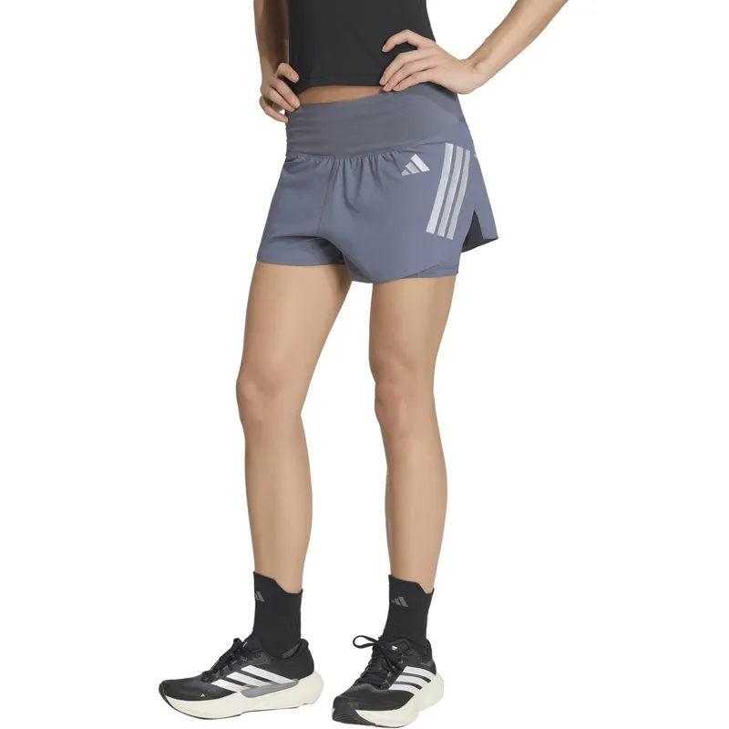 Adidas Women's adi365 Formotion 2in1 Shorts Onyx/Reflex Silver-1