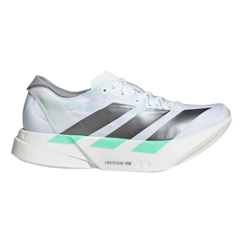 Adidas Women's Adizero Adios Pro 4 Cloud White/Iron Metallic/Pulse Mint