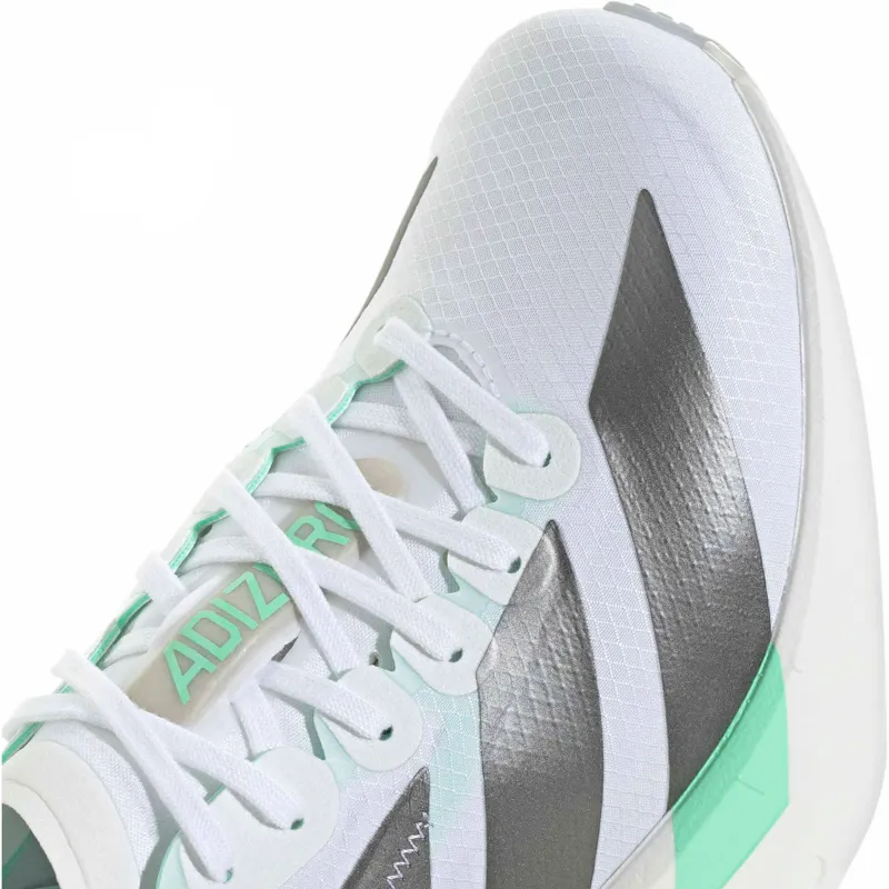 Adidas Women's Adizero Adios Pro 4 Cloud White/Iron Metallic/Pulse Mint-5