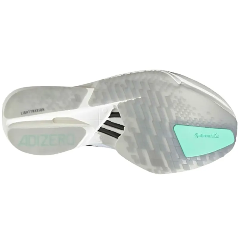 Adidas Women's Adizero Adios Pro 4 Cloud White/Iron Metallic/Pulse Mint-3