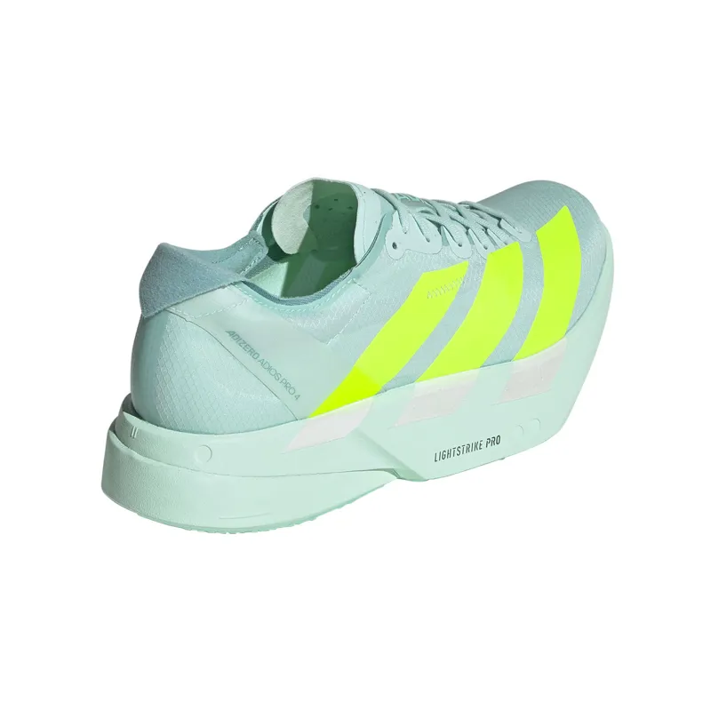 Adidas Women's Adizero Adios Pro 4 Flash Aqua/Lucid Lemon/Mint Ton-3