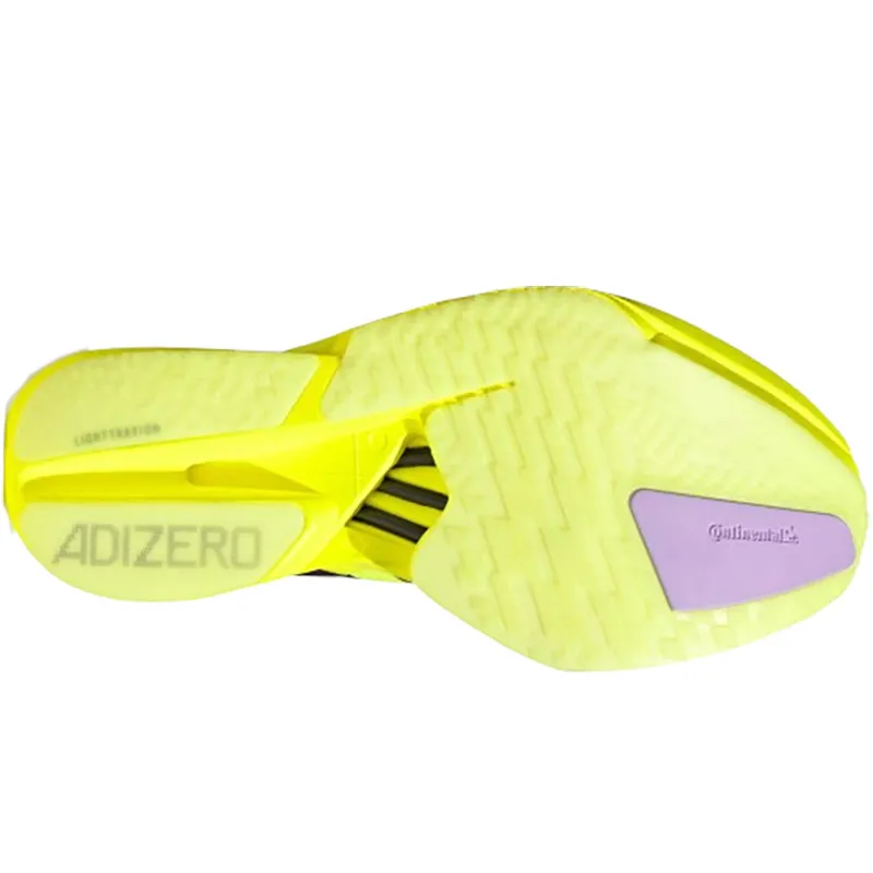 Adidas Women's Adizero Adios Pro 4 Solar Yellow/Aurora Plum/Powder Plum-6