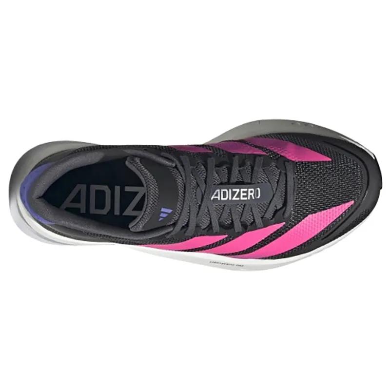 Adidas Women's Adizero Boston 13 Core Black/Lucid Pink/Cobalt Blue-4
