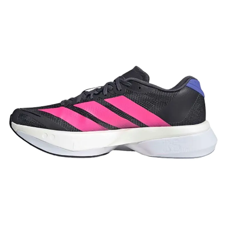 Adidas Women's Adizero Boston 13 Core Black/Lucid Pink/Cobalt Blue-1