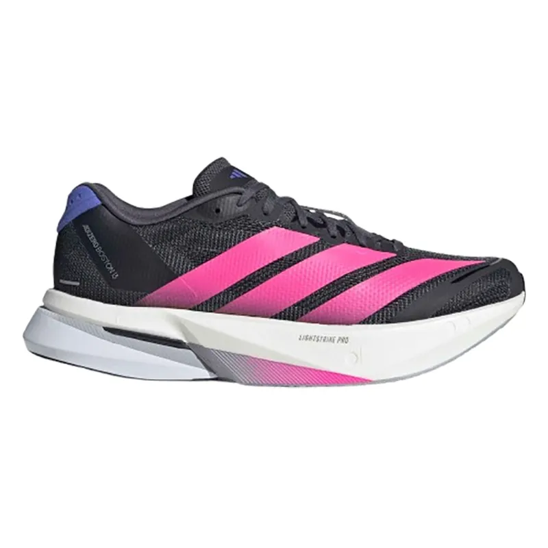 Adidas Women's Adizero Boston 13 Core Black/Lucid Pink/Cobalt Blue