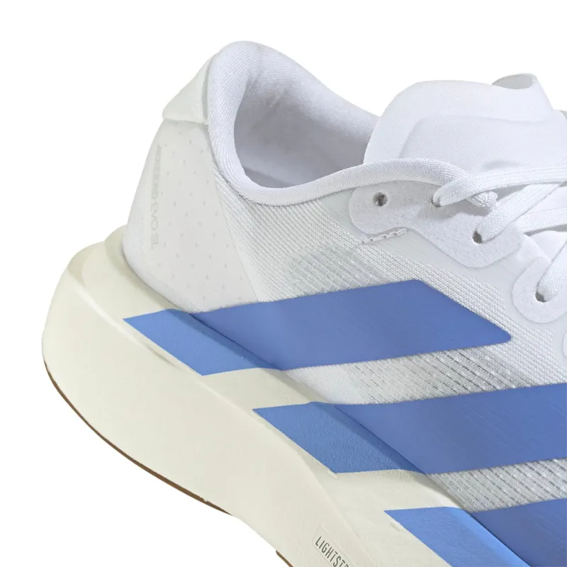 Adidas Women's Adizero Evo SL Cloud White/Blue Fusion/Off White-4