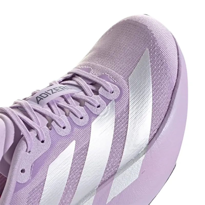 Adidas Women's Adizero Evo SL Powder Plum/Zero Metalic/Shock Pink-4