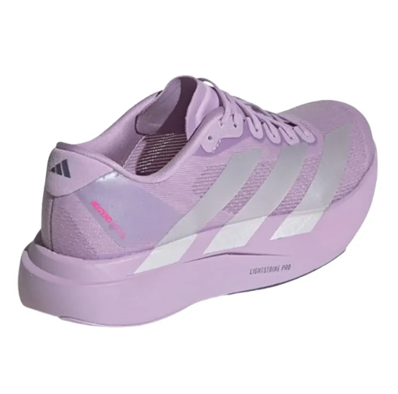 Adidas Women's Adizero Evo SL Powder Plum/Zero Metalic/Shock Pink-3