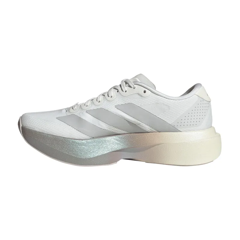 Adidas Women's Adizero Evo SL Woven Crystal White/Grey Two/Matt Purple Met-1