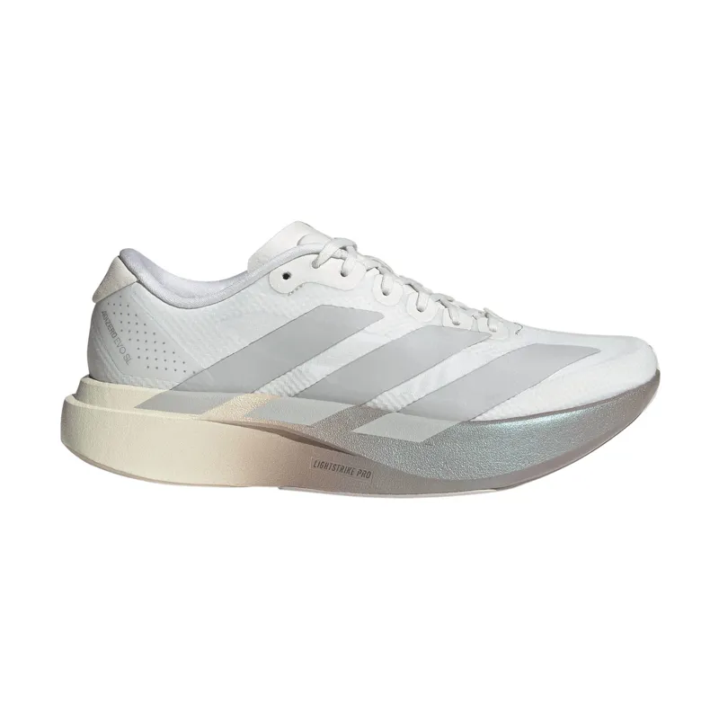 Adidas Women's Adizero Evo SL Woven Crystal White/Grey Two/Matt Purple Met