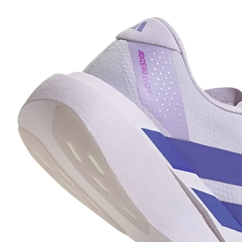 Adidas Women's Adizero Evo SL Woven Glory Grey/Solar Purple/Purple Tint-6