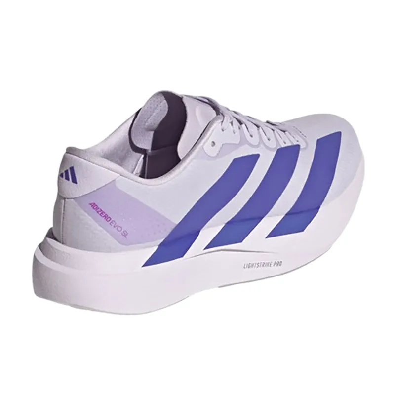Adidas Women's Adizero Evo SL Woven Glory Grey/Solar Purple/Purple Tint-4