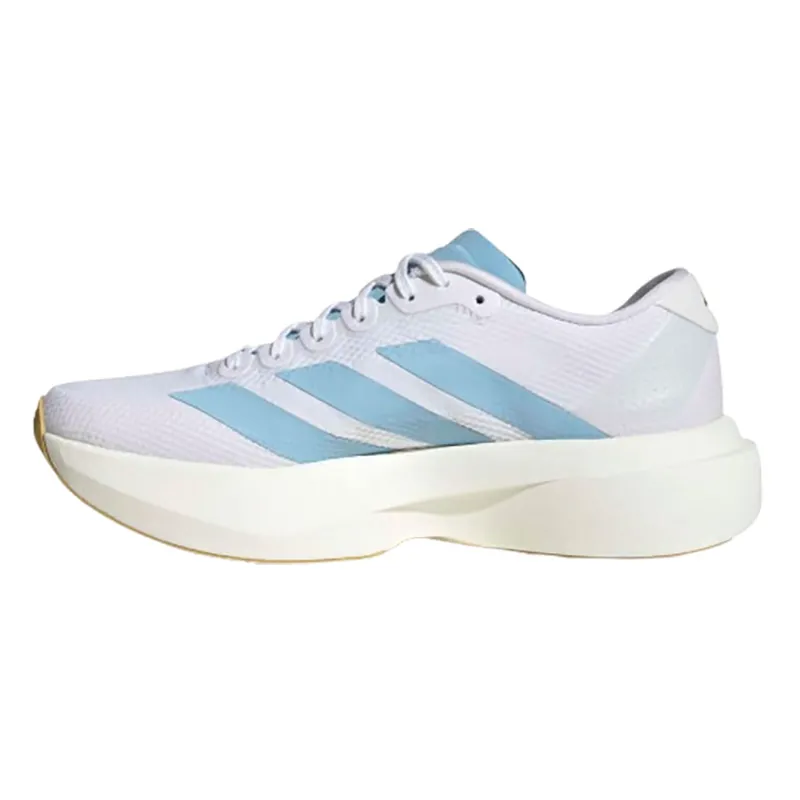 Adidas Women's Adizero Evo SL Woven White/Blue/Gold-1