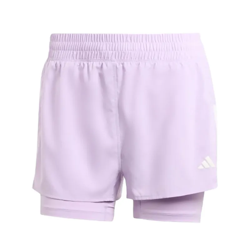 Adidas Women's Own the Run Climacool 2in1 Shorts Purple