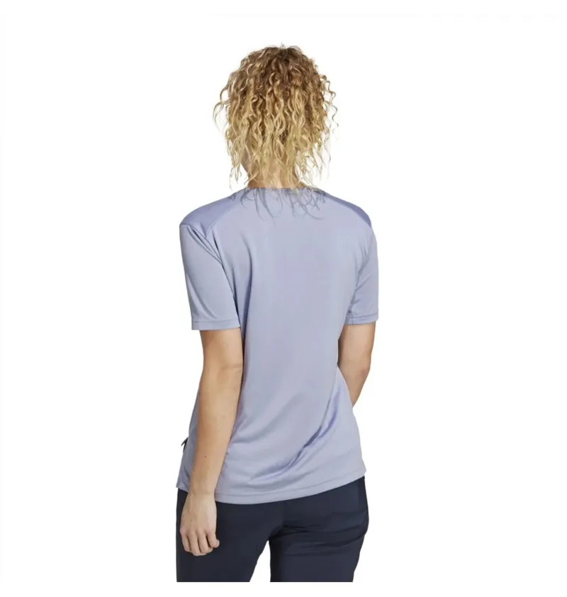 Adidas Women's Terrex Multi Tee Silver/Purple-3