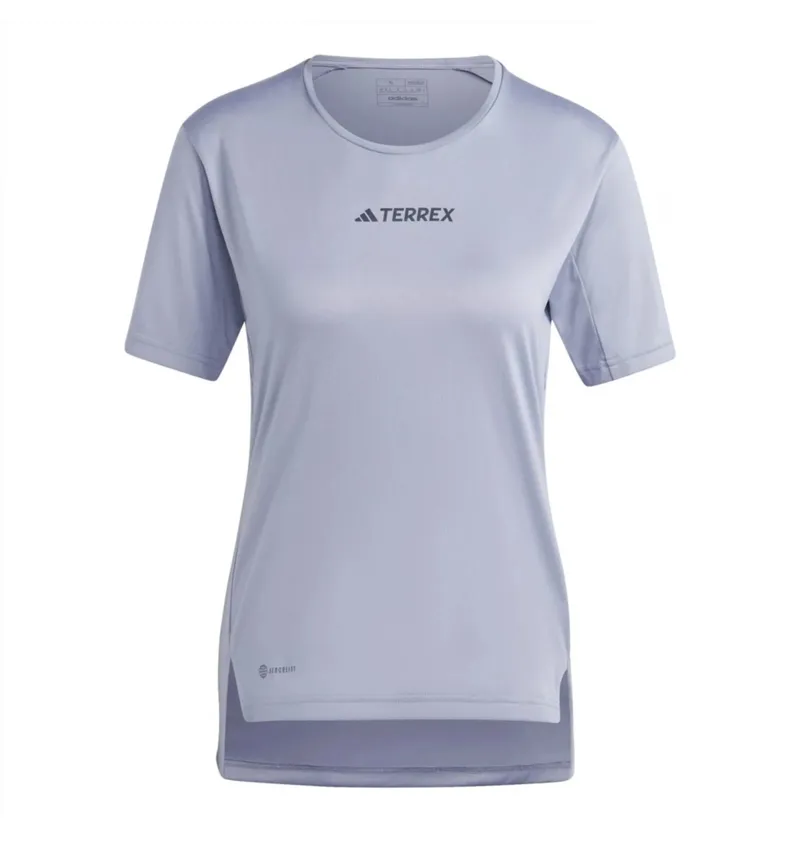 Adidas Women's Terrex Multi Tee Silver/Purple