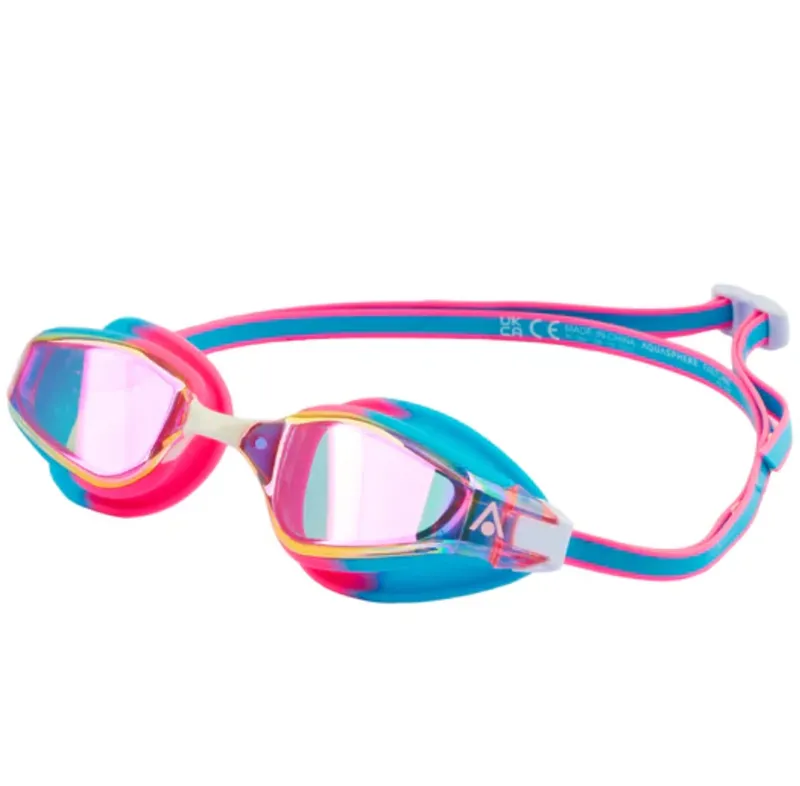 Aqua Sphere Fastlane Swim Goggle with Titanium Mirrored Lens Limited Edition