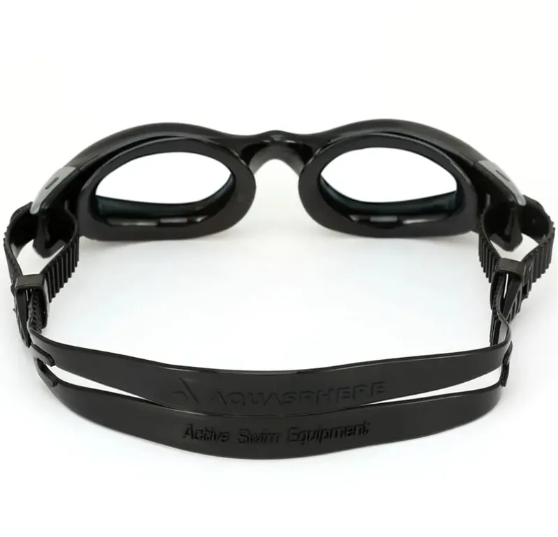 Aqua Sphere Kaiman Compact Clear Lens Black/Silver-3