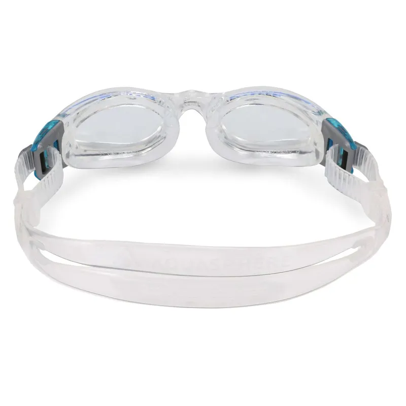 Aqua Sphere Kaiman Compact Clear Lens Goggles Transparent/Aqua-3