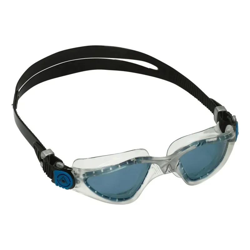 Aqua Sphere Kayenne Goggles Dark Lens Silver/Petrol-2