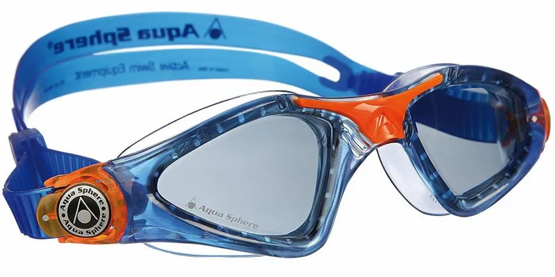 Aqua Sphere Kayenne Junior Goggle Dark Lens Blue/Orange