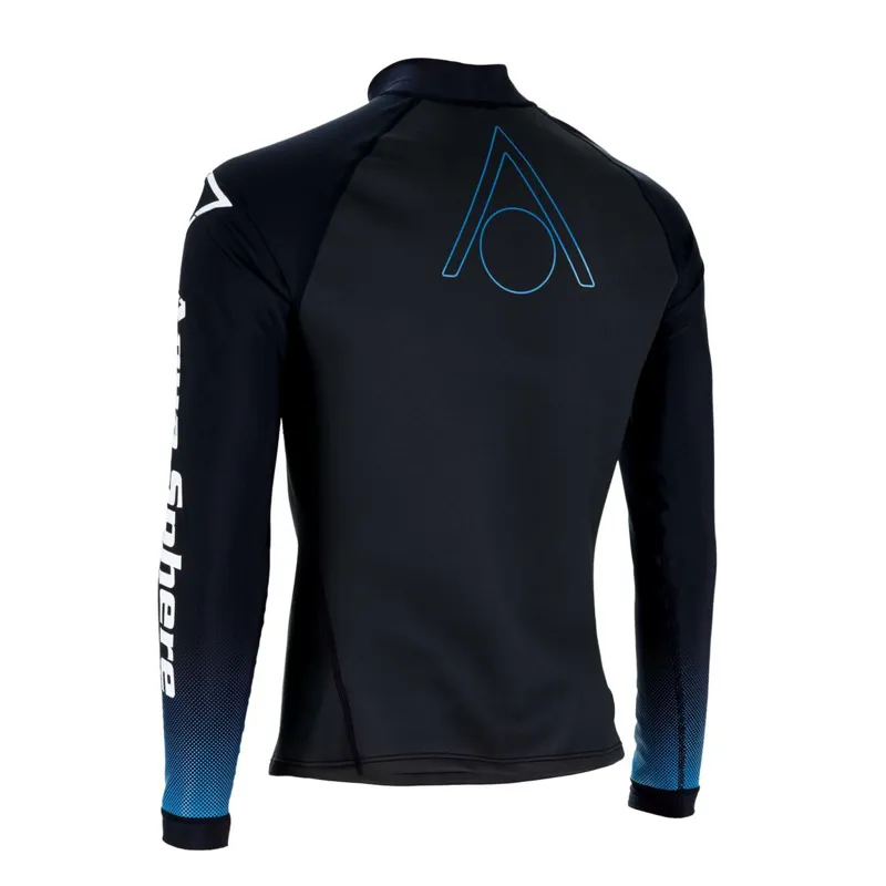 Aqua Sphere Men's AquaSkin Top V3 Black/Turquoise-3