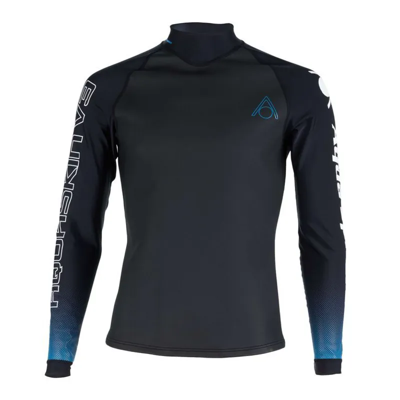 Aqua Sphere Men's AquaSkin Top V3 Black/Turquoise