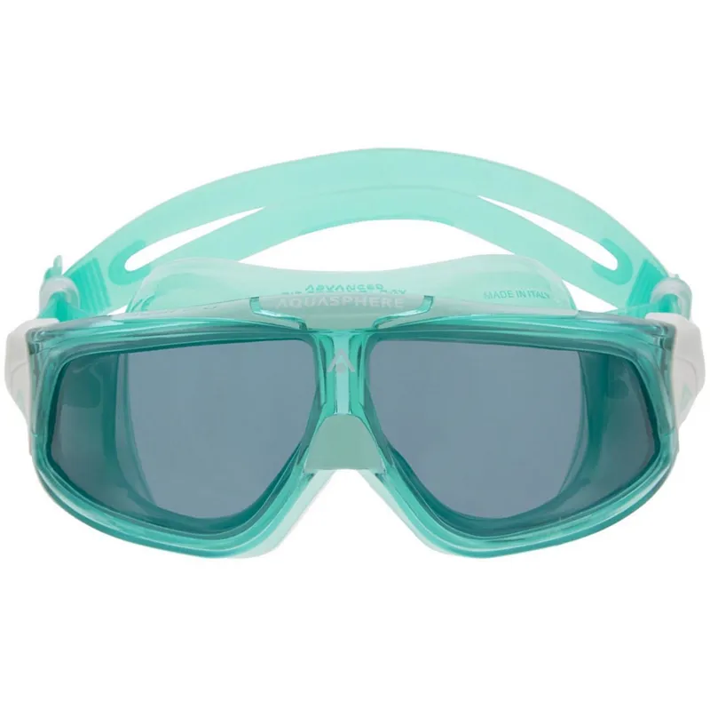 Aqua Sphere Seal 2.0 Goggle Mask Smoke Lens Tinted Green-2