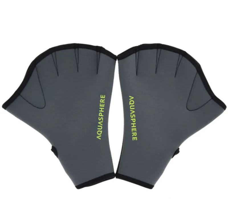 Aqua Sphere Swim Glove Grey/Black-1